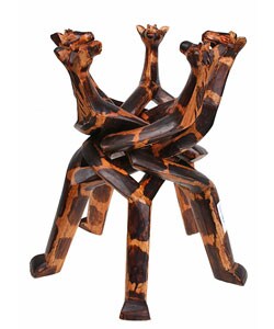 Handmade Five-headed Unity Giraffe (Ghana)