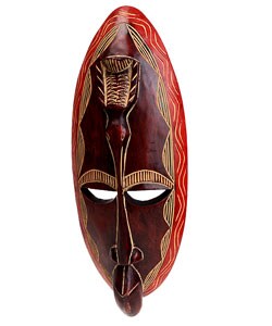 Handmade Ohemaa Mask (Ghana)