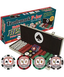 Holdem's Best 500-piece Clay-filled Poker Chip Set