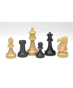 Drueke Deluxe3 3/4-inch Weighted Chessmen
