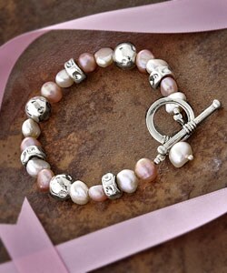 Baroque Pearl with Sterling Silver Bracelet (Israel)