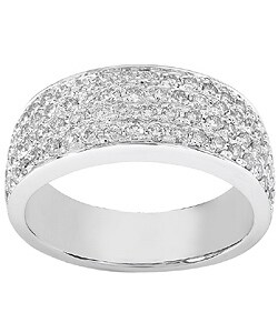 14k Gold 1ct TDW Diamond Pave Band (H-I, I1-I2)