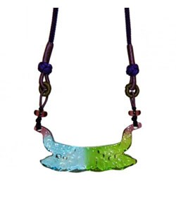 Art of Liuli Twin Dragon Design Pendant (China)