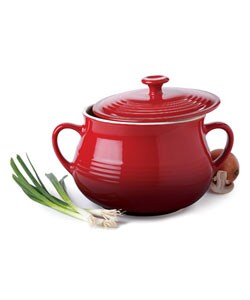 Mayfair & Jackson 4-quart Two-tone Stoneware Bean Pot
