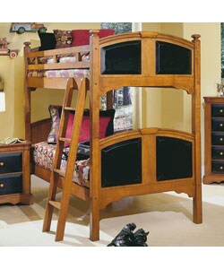 Black & Cherry Children's Bunkbed