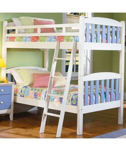 Blanca White and Blue Children's Bunkbed