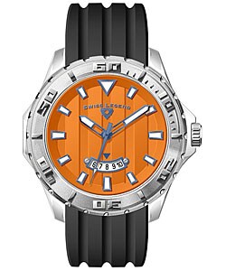 Swiss Legend Men's Orange Dial Quartz Watch