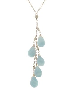 14k Goldfill Amazonite Briolette Drop Necklace