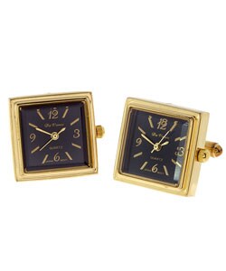 Da Vinci Men's Square Cuff Links