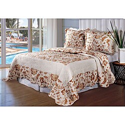hawaiian quilt set- hibiscus quilt