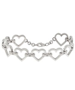 Hot Diamonds Sterling Silver Heart Bracelet