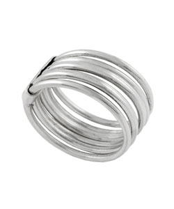 Sterling Silver 7 Band Stackable Fashion Ring