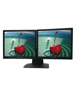 Go Video Black 19-inch LCD Dual Display