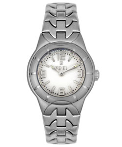 Ebel Type E Women's White Dial Steel Watch