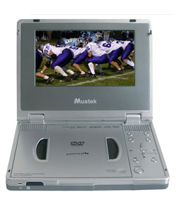 Mustek PL407HM Portable 7-inch Multi-region DVD Player