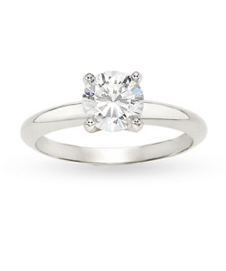 18k Gold 1-1/2ct TDW GIA Certified Diamond Solitaire Ring (I, VS2)