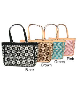 Adi Designs -M- Collection European Linen Handbag