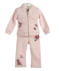 Esprit Infant Girls Pink Hoodie/ Pants/ Tee Set
