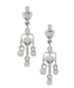 14k Gold 1/2ct TDW Diamond Chandelier Earrings