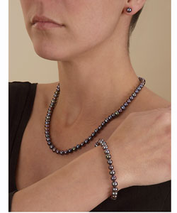 Peacock Cultured Freshwater Pearl Set