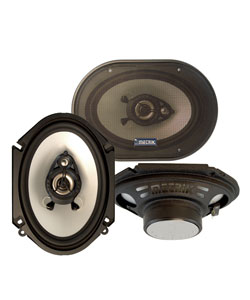 Metrik 6 x 8-inch 225-watt 3-way Car Speakers