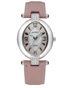 Dufonte by Lucien Piccard Women's Pink Strap Watch