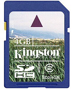 Kingston 4GB Secure Digital (SD) Memory Card