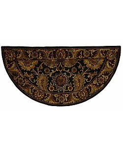 Hand-tufted Half-moon Wool Rug (2'6 x 5')