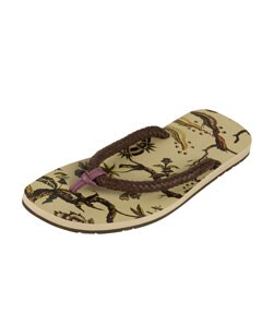 Paul Smith Leather Flip Flops with Printed Insole