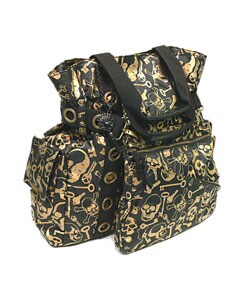 Steve Madden Dark Shadows Skull Tote Bag