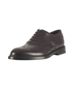 Prada Men's Wing Tip Lace-Up Oxford