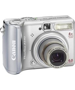 Canon Powershot A540 6MP Digital Camera (Refurbished)