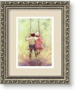 Richard Judson Zolan Summer Swing Framed Art Print