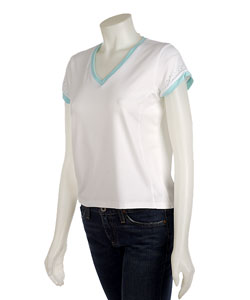 Tail V-neck Fitness Tee Shirt