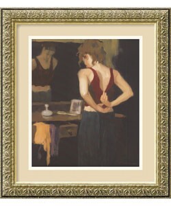 Ed Martinez Little Red Number Framed Art Print