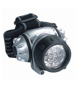 O.F. Digger 12 LED Headlamp plus 2 Red LED Strobes