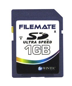 Wintec FileMate 1GB SD 80x Ultra Speed Memory Card