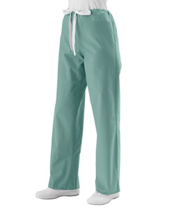 Misty Green Unisex Drawstring  Scrub Pants