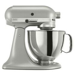 KitchenAid Mixer with Nickel Pearl Finish