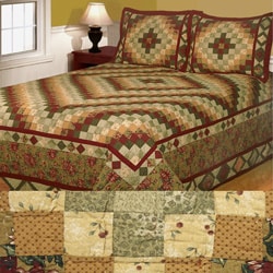 Alpine Cotton Patchwork Bedspread Set