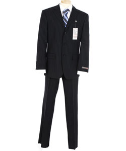 Oscar de la Renta Navy Stripe 2-piece Suit