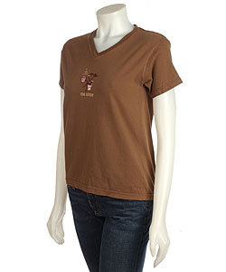 Me Time Coffee Talk Brown Tee Shirt