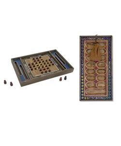 Vintage Mancala and Solitaire Game Sets