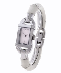Gucci Women's Silver Dial Bamboo Watch