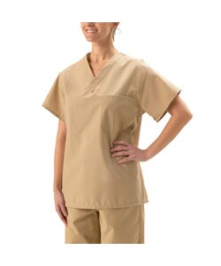 Unisex Reversible Khaki Scrub Top