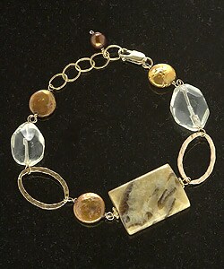 14k Gold-fill Lemon Quartz Bracelet (USA)