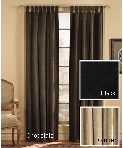 Microsuede 84-inch Tab Top Curtain Panel