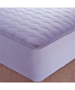 Croscill Cotton Sateen Stripe Mattress Pad