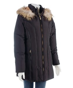 Liz Claiborne Down Jacket with Fur Trim