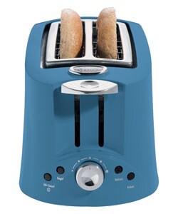 Hamilton Beach Intrigue Blue All-Metal Toaster